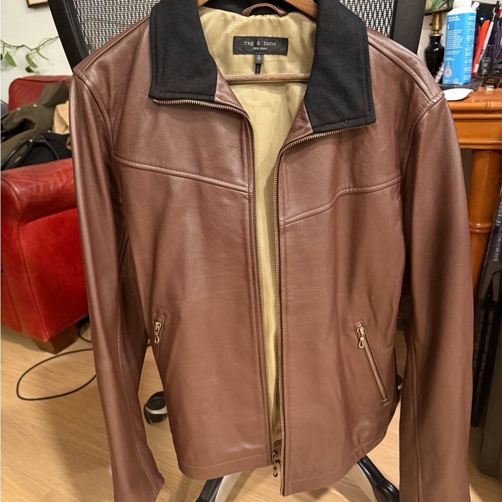rag & bone Grant Leather Jacket size M